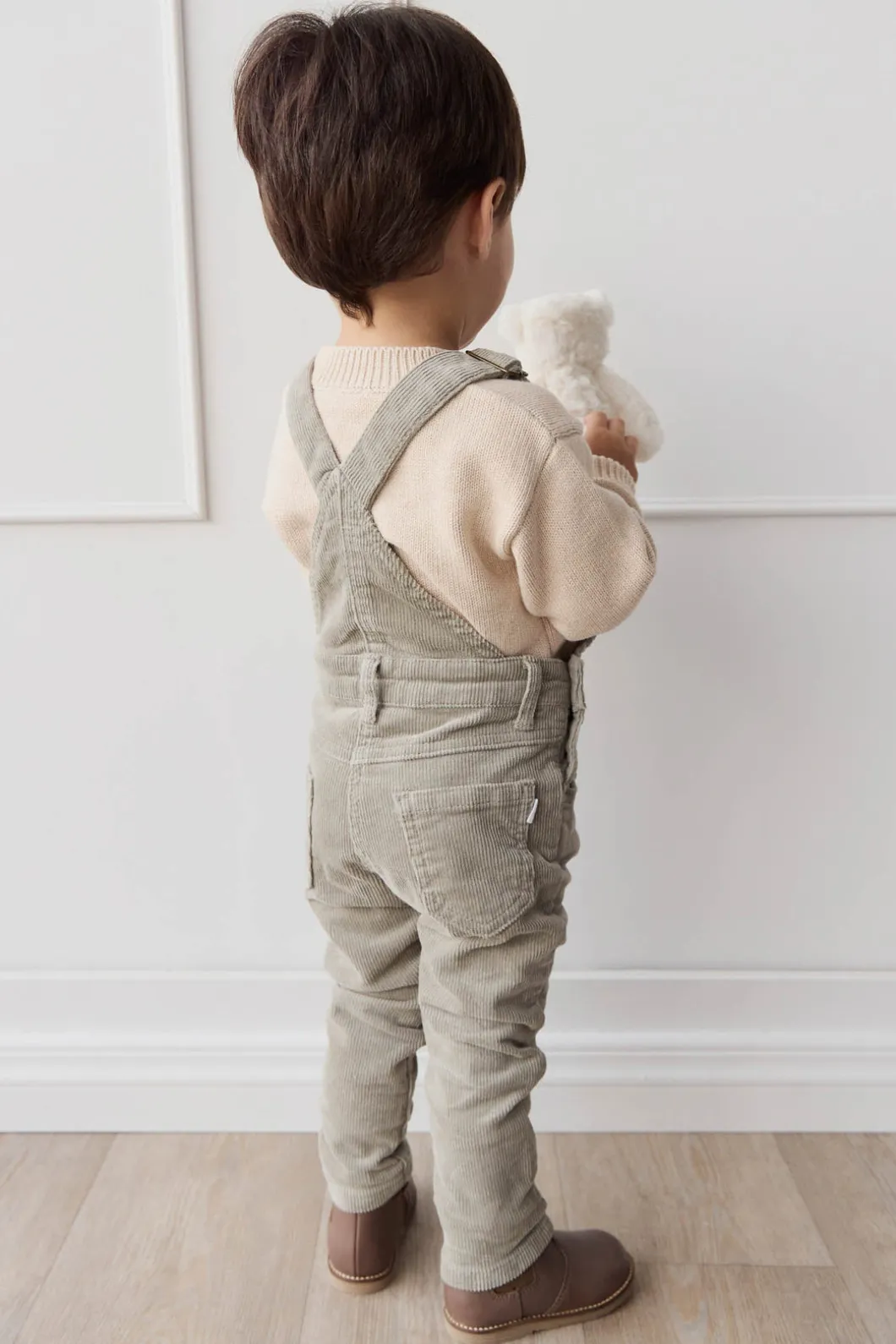 Jordie Cord Overall - Moss