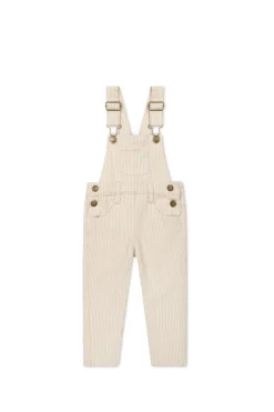 Jordie Overall - Fine Stripe Biscuit/Cloud