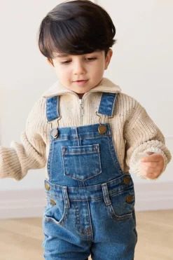 Jordie Overall - Mid Wash Denim