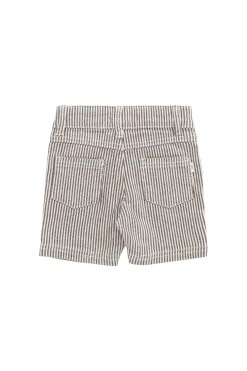 Jude Short - Dark Coffee/Buff Stripe