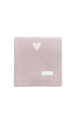 Juliette Blanket - Heart Jacquard Ballerina Marle