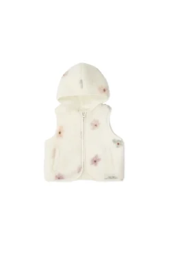 Kai Sherpa Vest - Fifi Spaced Egret