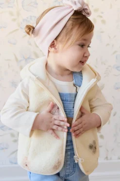 Kai Sherpa Vest - Fifi Spaced Egret