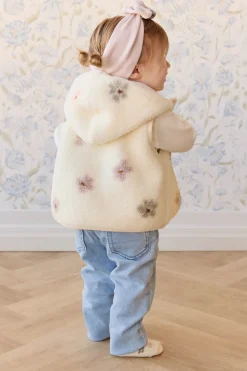 Kai Sherpa Vest - Fifi Spaced Egret