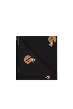 Knitted Blanket - Fox Cubs Constellation
