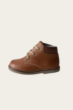 Leather Boot - Tan