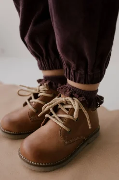Leather Boot - Tan