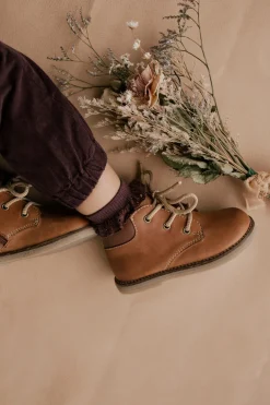 Leather Boot - Tan
