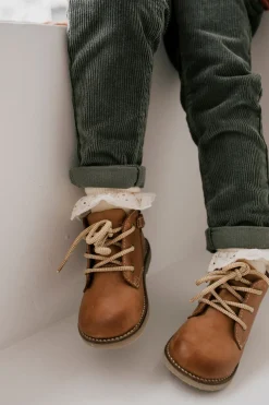 Leather Boot - Tan