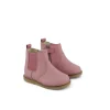 Leather Boot with Elastic Side - Lilium
