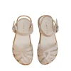 Leather Sandal - Matt Gold