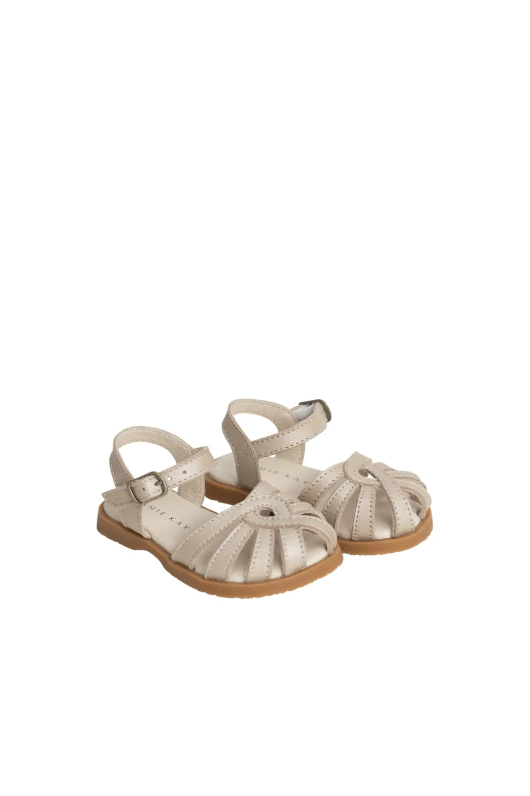 Leather Sandal - Matt Gold