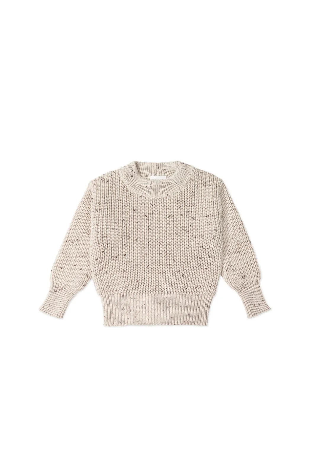 Leon Jumper - Oatmeal Balm Wolf Fleck
