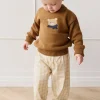 Leon Knit Jumper - Cosy Bobbie Autumn Bronze