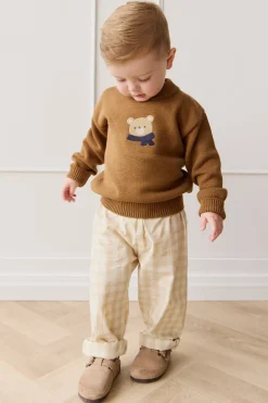 Leon Knit Jumper - Cosy Bobbie Autumn Bronze