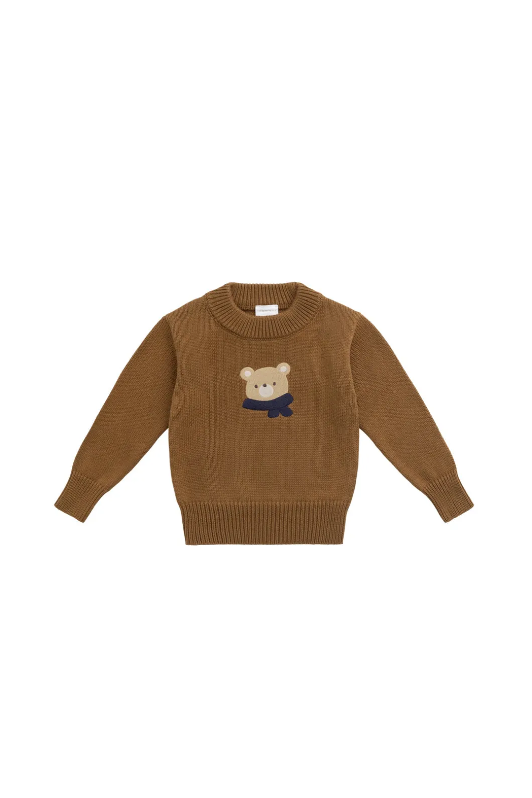 Leon Knit Jumper - Cosy Bobbie Autumn Bronze