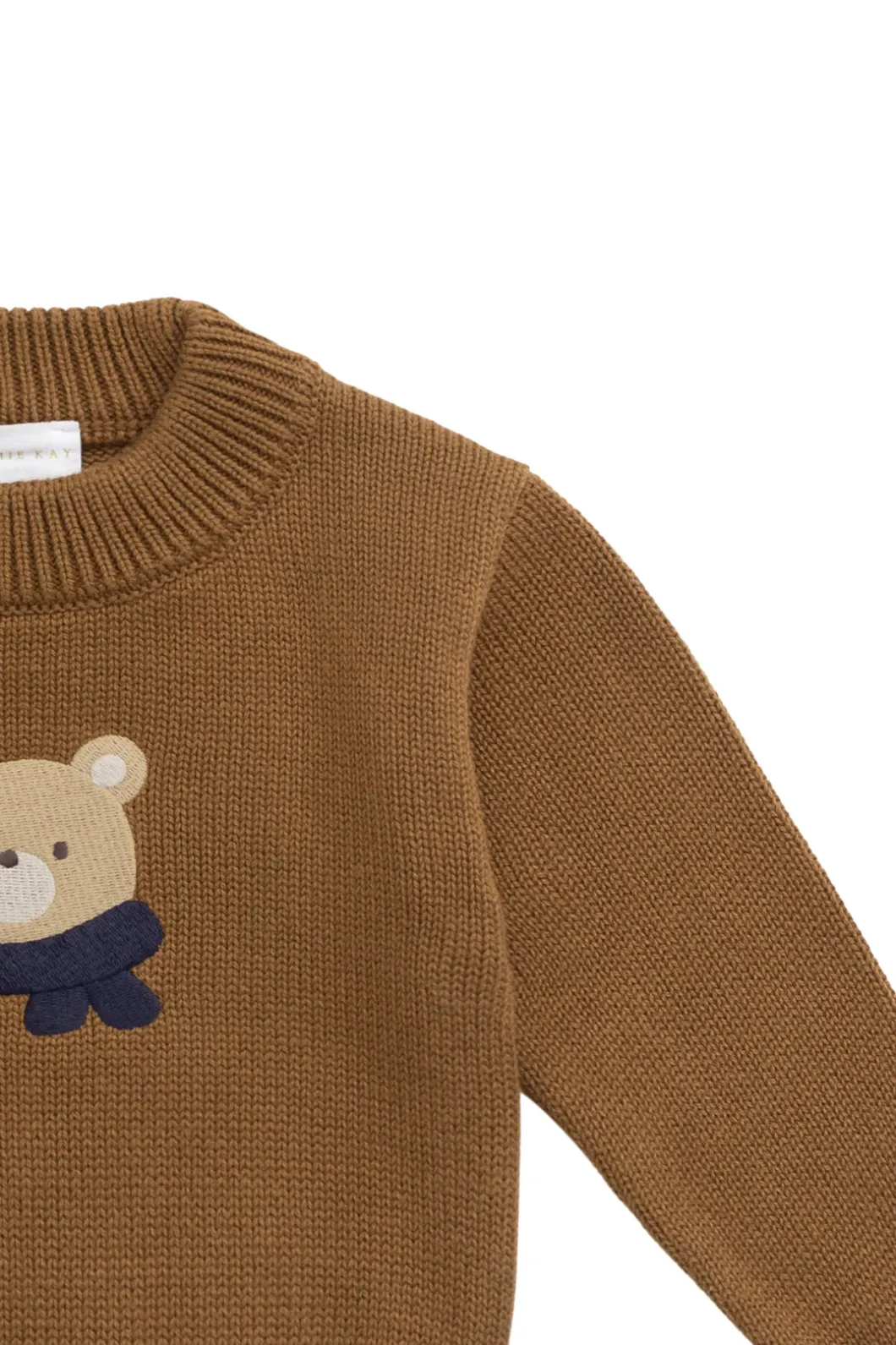 Leon Knit Jumper - Cosy Bobbie Autumn Bronze