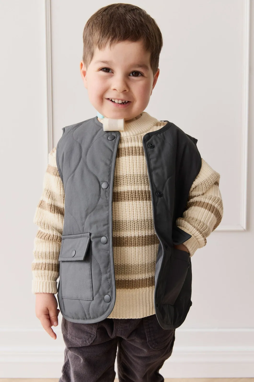 Leon Knit Jumper - Jacapo Stripe