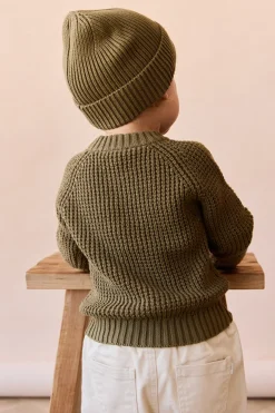 Leon Knitted Beanie - Cricket
