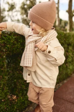 Leon Knitted Beanie - Pale Terracotta