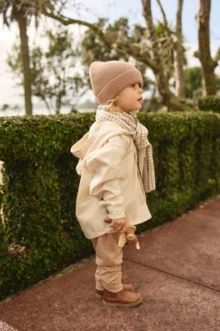 Leon Knitted Beanie - Pale Terracotta
