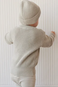 Leon Knitted Beanie - Willow