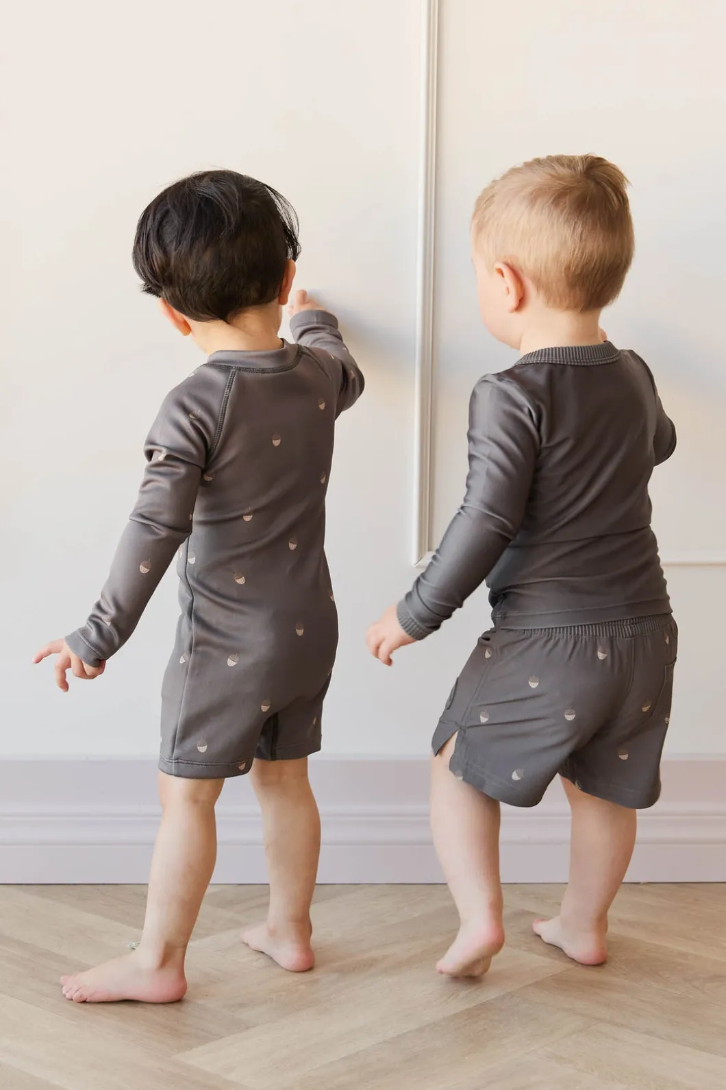 Liam Swim Vest - Acorn Wolf