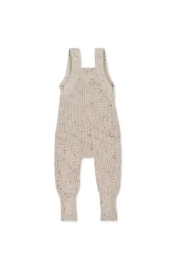 London Knitted Playsuit - Oatmeal Little Fawn Elk Fleck