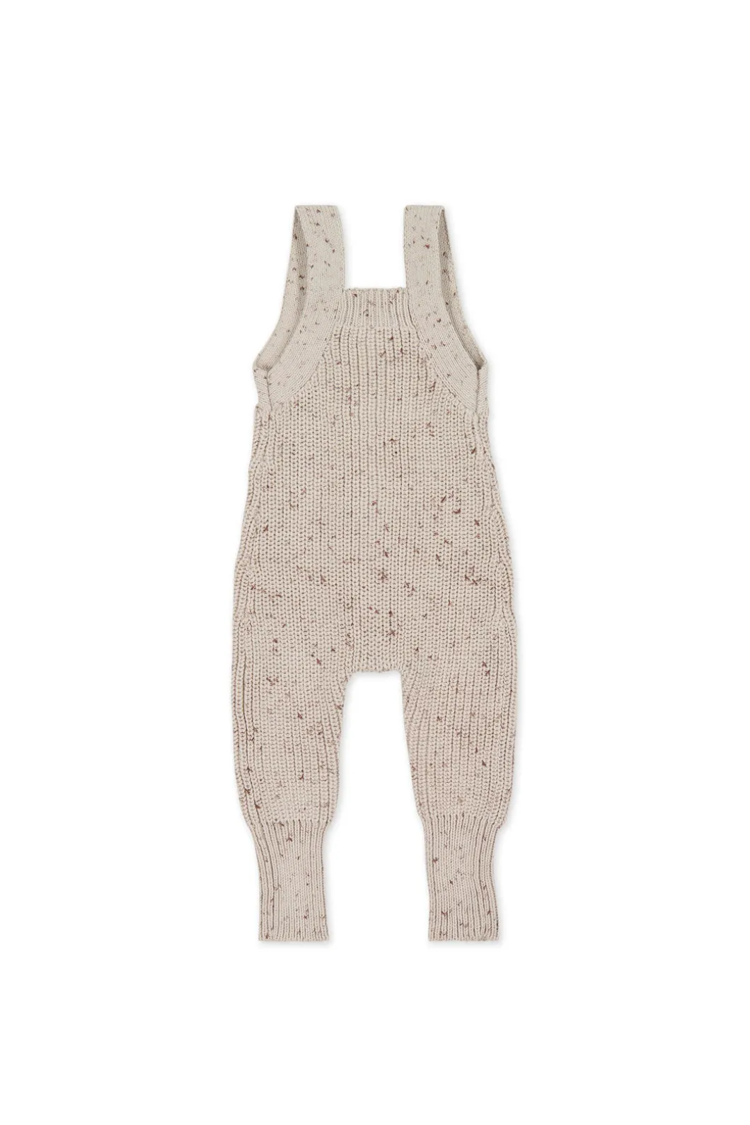 London Knitted Playsuit - Oatmeal Little Fawn Elk Fleck