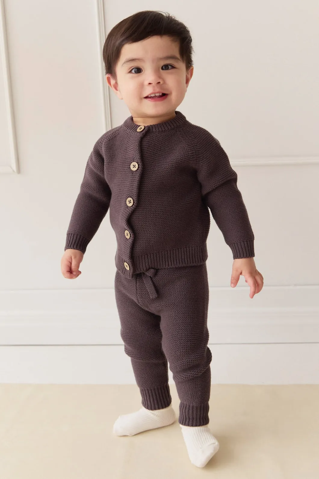 Louis Cardigan - Coal