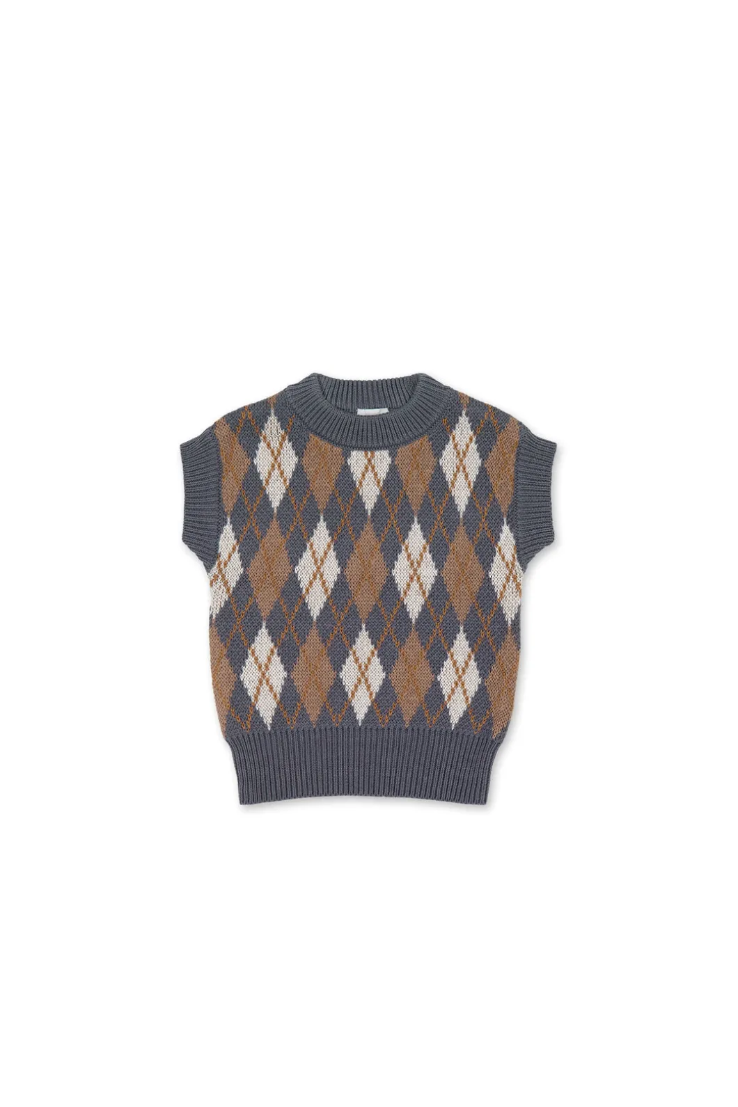 Marcus Knit Vest - Marcus Jacquard Arctic