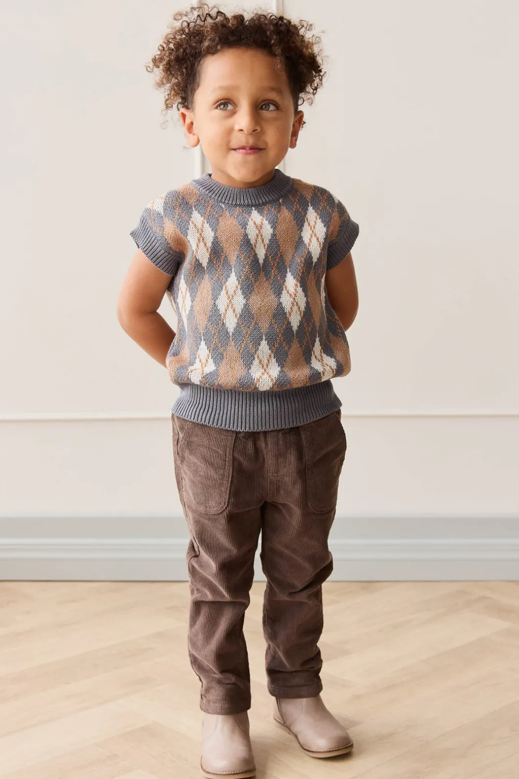 Marcus Knit Vest - Marcus Jacquard Arctic