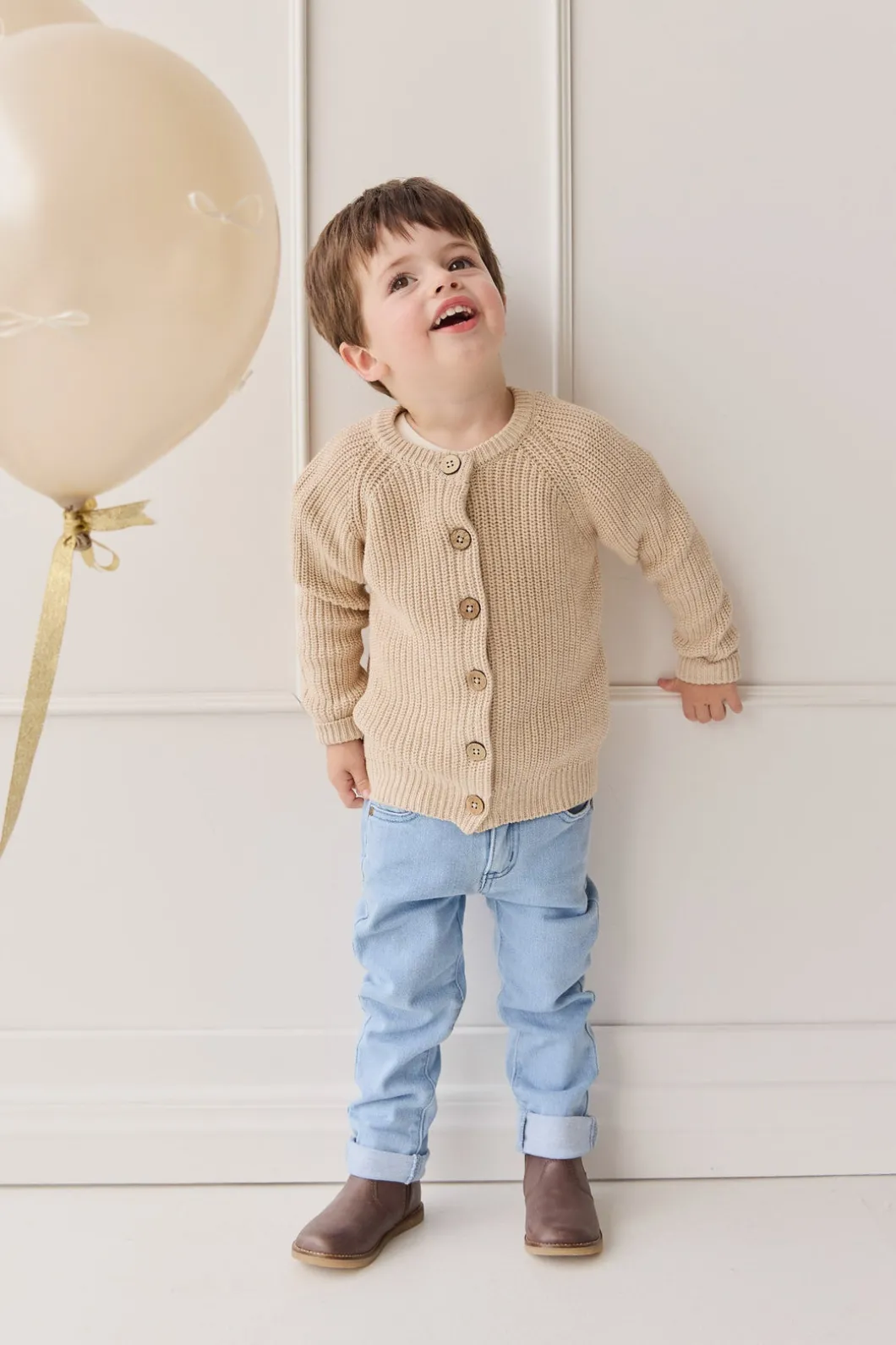 Max Cardigan - Oatmeal Marle
