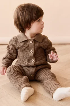 Milan Knitted Onepiece - Pecan