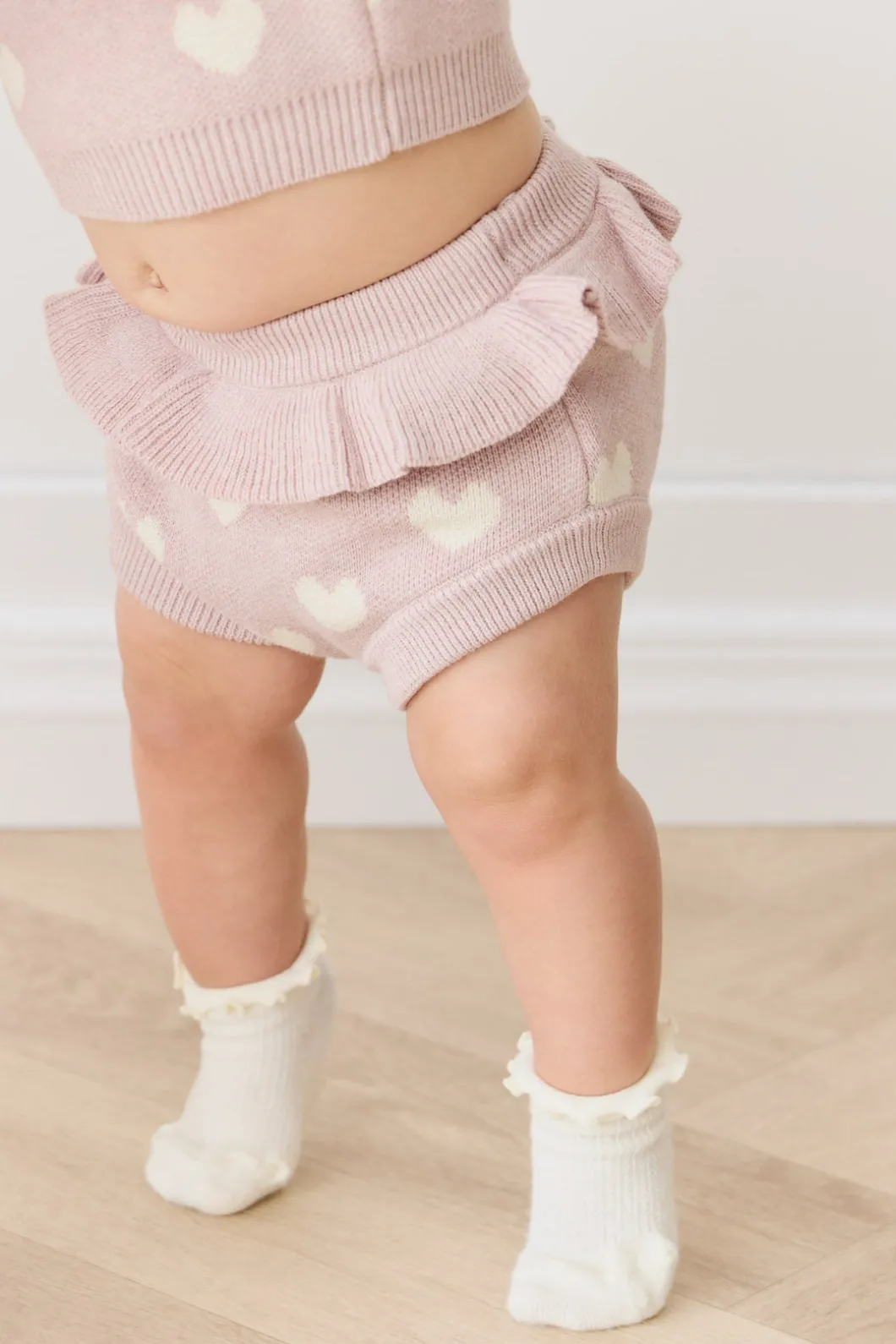 Molly Bloomer - Heart Jacquard Ballerina Marle