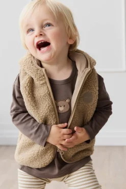Neve Sherpa Vest - Cashew