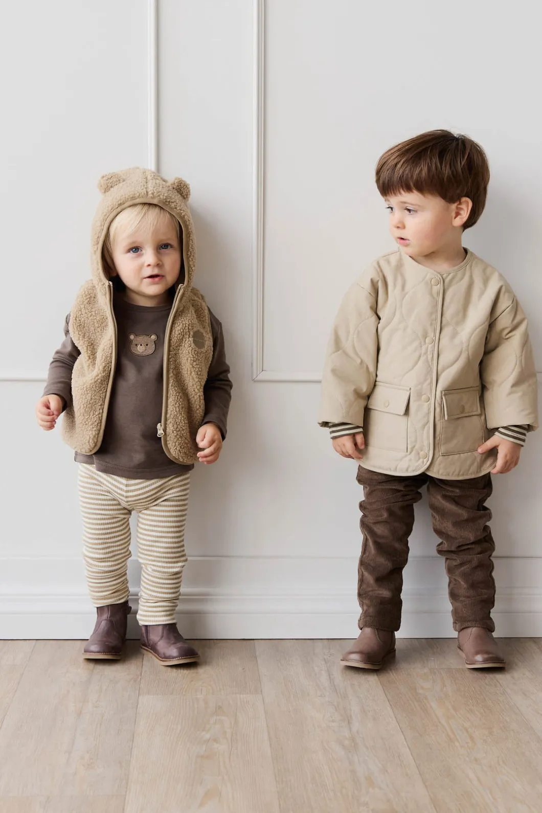 Neve Sherpa Vest - Cashew