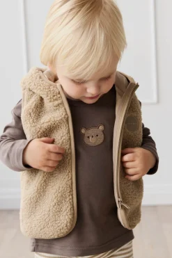 Neve Sherpa Vest - Cashew