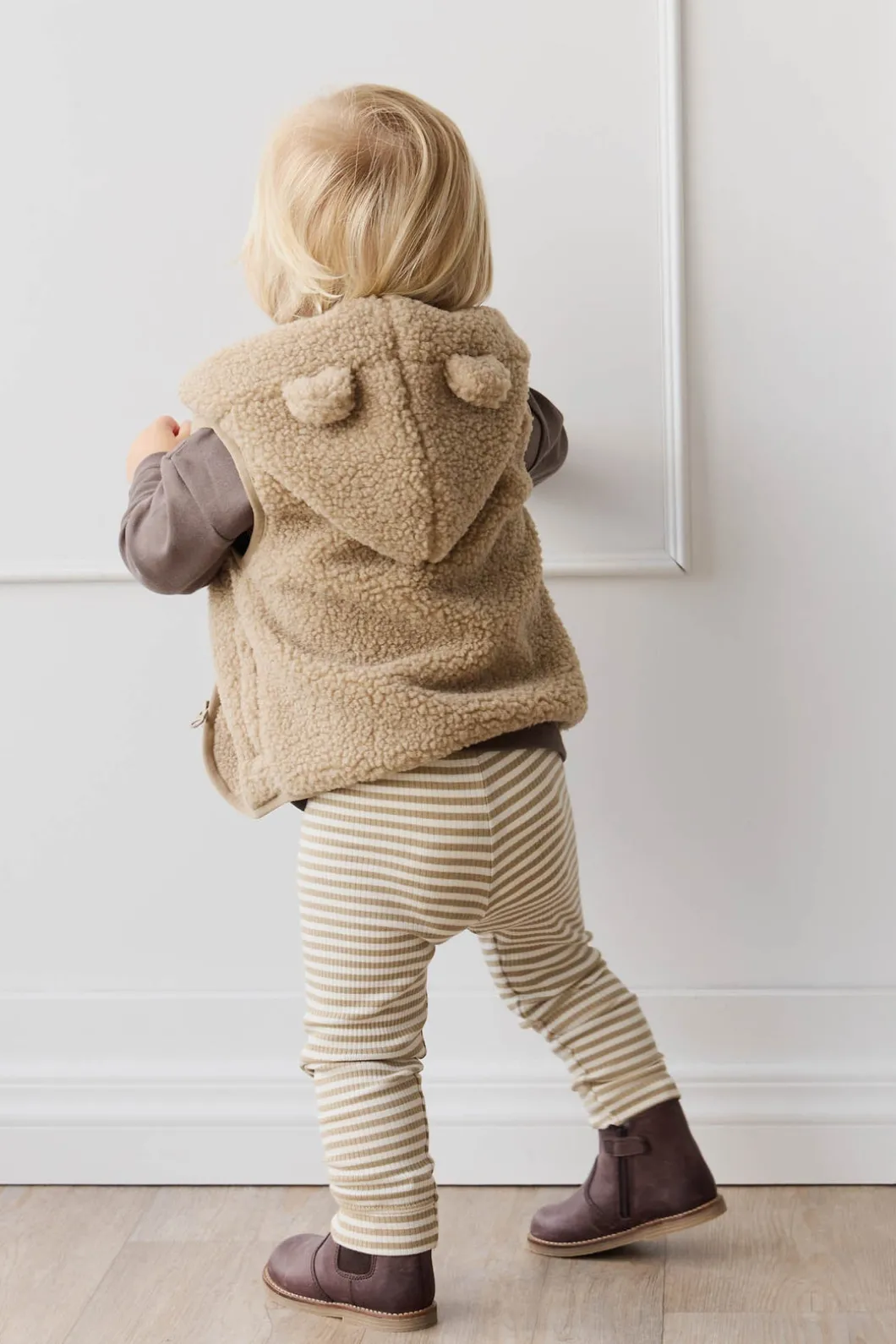 Neve Sherpa Vest - Cashew