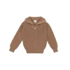 Nicholas Half Zip Jumper - Tiger Fleck