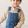 Nicholas Half Zip Jumper - Oatmeal Little Fawn Elk Fleck