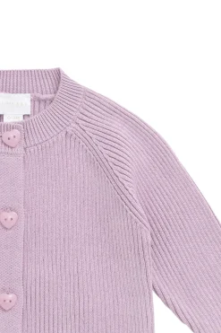 Noelle Cardigan - Lilac Blush