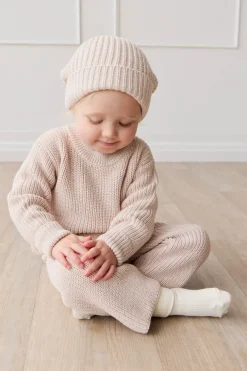 OG Morgan Knit Pant - Blushed Fleck
