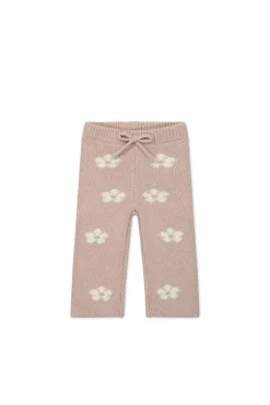 OG Morgan Knit Pant - Frankie Knit Rose