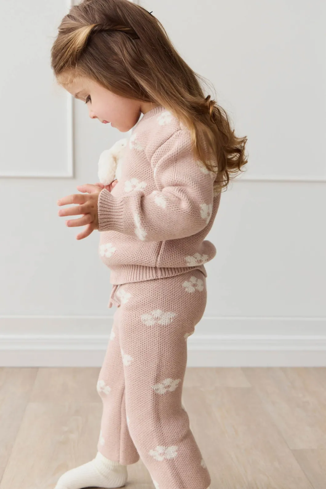 OG Morgan Knit Pant - Frankie Knit Rose