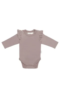 Organic Cotton Ana Bodysuit - Softest Mauve
