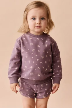 Organic Cotton Aubrey Sweatshirt - Polly Gray Ridge