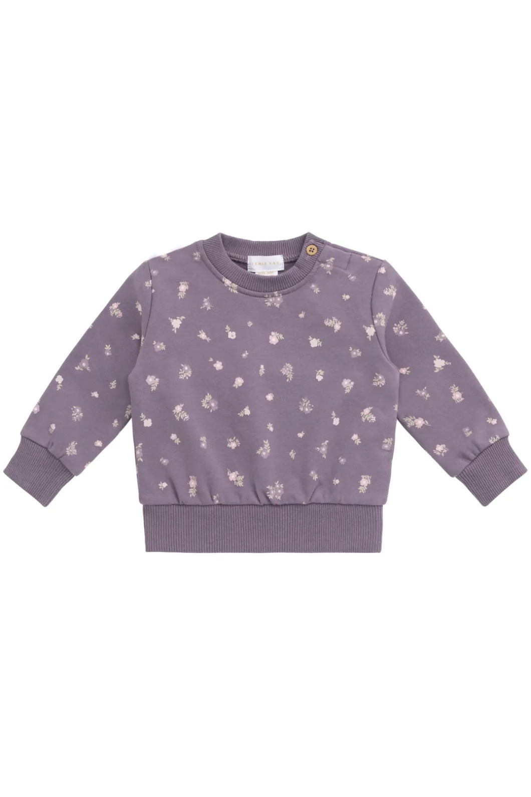 Organic Cotton Aubrey Sweatshirt - Polly Gray Ridge