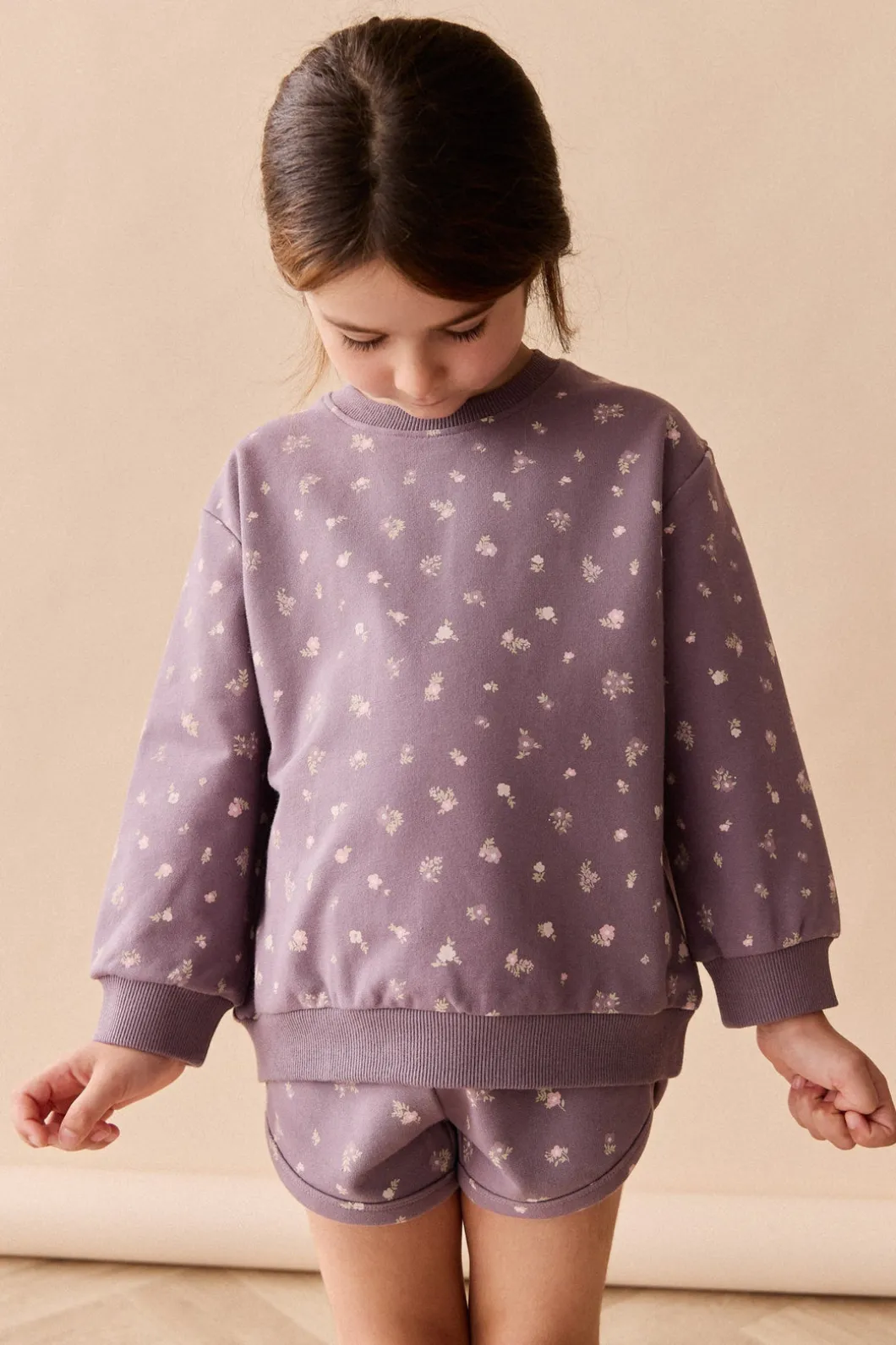 Organic Cotton Aubrey Sweatshirt - Polly Gray Ridge