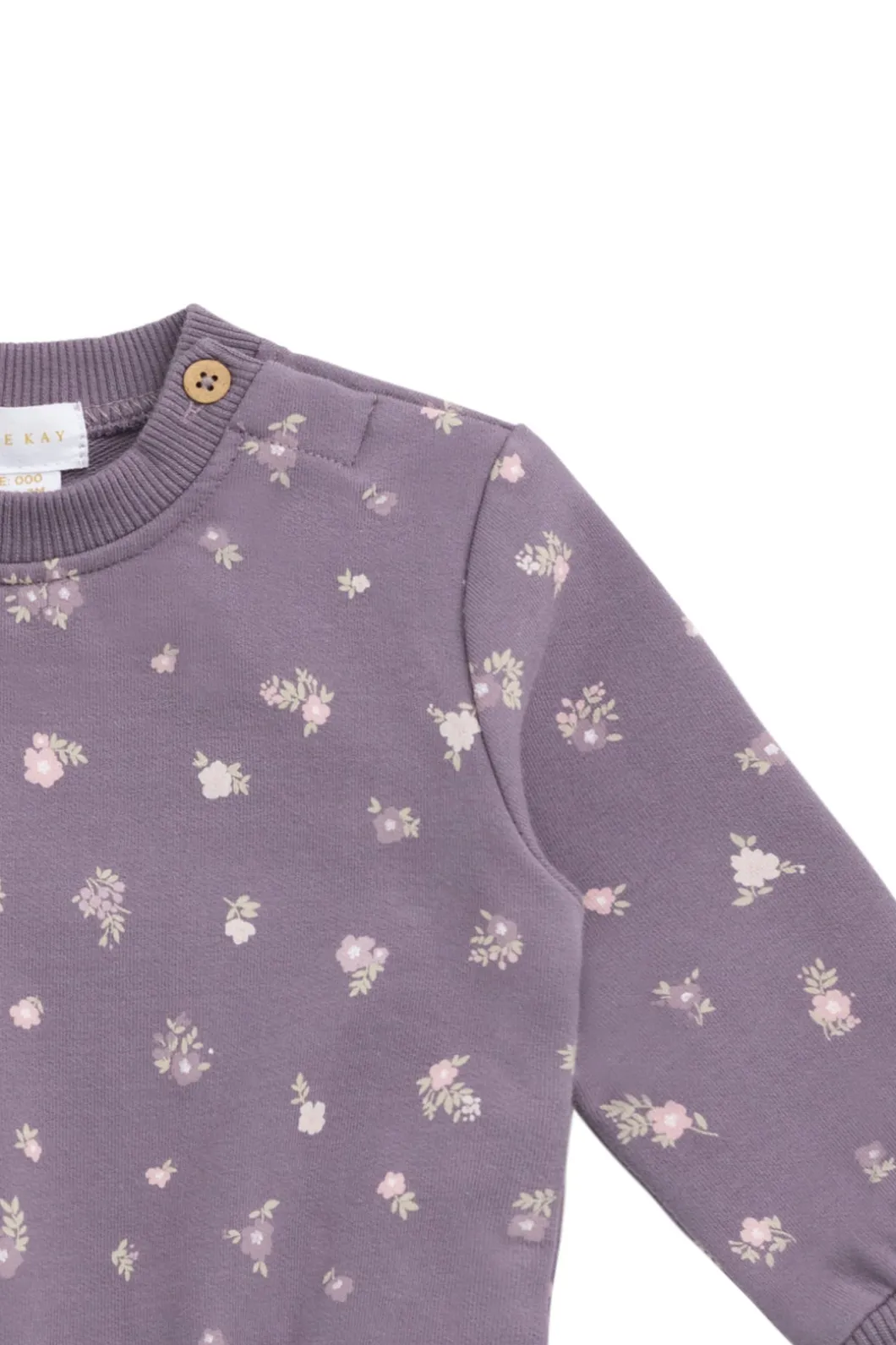 Organic Cotton Aubrey Sweatshirt - Polly Gray Ridge